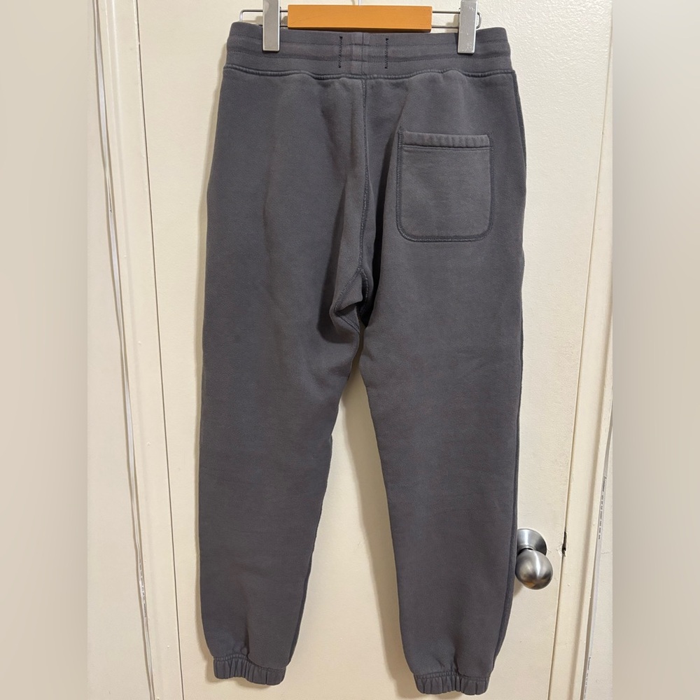 Reigning Champ Midweight Fleece Cuffed Sweatpants Carbon Size S Made in Canada - Picture 2 of 9